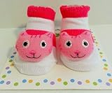 Baby Booties (Pink Kittens) [並行輸入品]