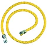 3/4" M.I.P. x 3/4" F.I.P. Stainless Steel Gas Connector-5/8X60 GAS CONNECTOR (並行輸入品)