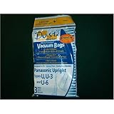 15 Panasonic Microfiltration Vacuum Cleaner Bags Style U3, U, and U6-15 Total Bags