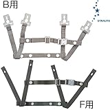 スターライト販売/作業ヘルメット用あご紐/ホック式ワンタッチあごひも耳付