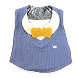 DONOBAN MAMA SELECT ドノバンママセレクト 蝶ネクタイ付きリブスタイ ビブ よだれかけ｜ ネイビー