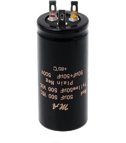 500V 100μF コンデンサー 4個セットバラ