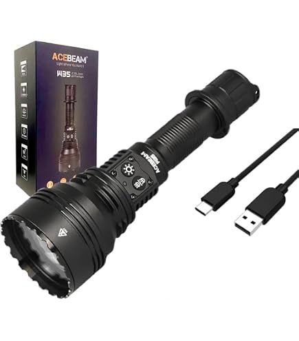 Amazon | Acebeam W35 LC DEL Zoom LEP Flashlight - 800 Lumens, 2600