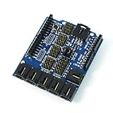 uxcell センサシールドV4.0拡張ボード V4.0 PCB ブルー　プラスチック　6.8 x 5.8 x 2cm