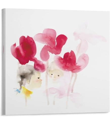 Amazon.co.jp: いわさきちひろ『母の日(色紙)』オフセット印刷 人物画