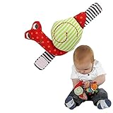 Edtoy 1個幼児ベビー手首ガラガラ音がする玩具、Snail