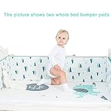 Firlar　ベビーベッドガード 　サイドガード クッション 赤ちゃんベッドバンパー かわいい 組み合わせ 多機能 保護　取り付け便利　癒しアイテム 部屋飾り 撮影小物 出産祝い
