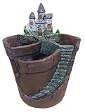 【hekina】植木鉢 プランター ガーデニング フラワーポット 寄せ植え デコレーション (お城)