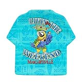 TarHongトロピカルシャツMargaritavilleメラミン前菜プレート、4のセット