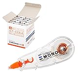 トンボ鉛筆 修正テープ 8.4mm MONO モノCC (広範囲の修正に幅広テープ) 使い切りタイプ 6m 10個 CT-CC8.4-10P