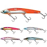 [青嵐ルアー]シーバス ルアー メタルバイブ 青物 ルアー 5色セット 27g 35g 43g 青物 鉄板バイブ メタルバイブレーション