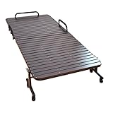 タンスのゲン ベッド下収納も出来る ワイドハイタイプ すのこベッド 33枚 シングル ブラウン 17700002 BR