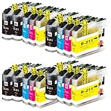 LC211 ブラザーbrother用互換インクカートリッジLC211-4PK*4+黒2本 合計18本 対応機種：MFCシリーズJ997 907 837 737 J730 J830 J900DN J990DWN J880N J887N DCPシリーズJ963N(B･W)J762N J562N J968N(B･W)J767N J567N等