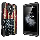 For ZTE Grand x4 z956 / ZTE BladeスパークITUFFY [ Dual Layer ] [ Impact Resistance ] [キックスタンド]ハイブリッドアーマー
