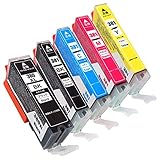 キヤノン用互換インクカートリッジ BCI-380XL(BK) BCI-381(BK/C/M/Y) ５色セット 残量表示対応最新ICチップIS