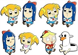 ポプテピピック ぺたん娘 トレーディングラバーストラップ BOX商品 1BOX=8個入り、全8種類