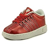 K-Swiss Classic VN Shine On ベビー 米国 4 レッド スニーカー [並行輸入品]