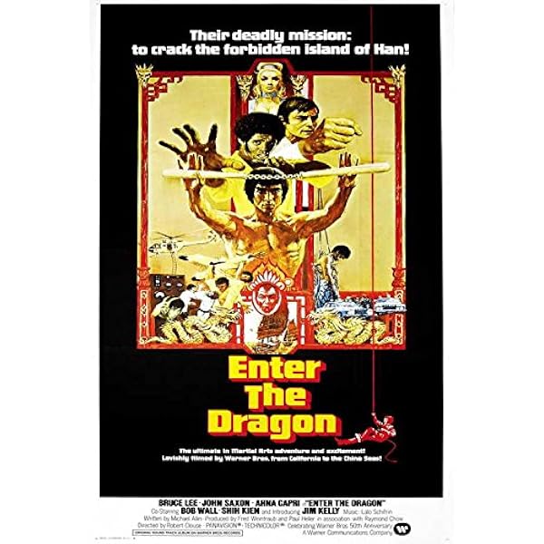 Amazon.co.jp: 【大判】映画ポスター 海外版 燃えよドラゴン 