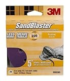 3M 99525ES 5 by 8-Inch 220 Grit SandBlaster Sanding Discs, 10-Pack by 3M [並行輸入品]