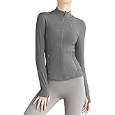 Drses Women's Lightweight Tops Long Sleeved Zip Up Athletic Jacket Stand Collar Windproof Sun Protection Workout Outdoor Jacket