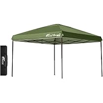 超美品！！FIELDOORワンタッチタープテント Amazon.co.jp: FIELDOOR ワンタッチタープテント 【4点ロック/スチール