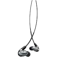 SHURE シュア イヤホン 有線 SE846G2GT グラファイトシルバー 第2世代 高遮音性 ゲーム ゲーミング カナル型 ワイヤレス変換可(別売) MMCX リケーブル プロ仕様 音楽 オーディオリスニング 配信 イヤモニ モニター レコーディ