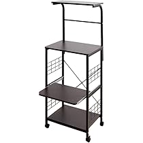 Amazon.co.jp: アイリスプラザ レンジ台 幅50 レンジラック 幅50×奥行