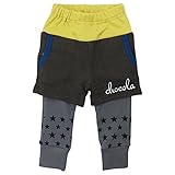 【秋冬物】 chocola(ショコラ) 裏毛長丈星柄ズボッツ 90cm/杢チャ NO.CH-1511-36050