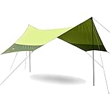 Kadahis テント タープ サンシェード ヘキサタープ 500*450cm 超広い 5-8人対応 日焼け 紫外線カット UV50+ 防水 PU3000mm 天幕シェード アウトドアテント 超軽量 携帯便利 収納袋付き