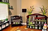 Pollywog Pond 5 Piece Green Frog Crib Bedding Set by DK LEIGH
