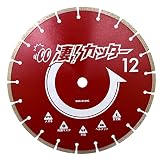 タケカワダイヤツール 凄! カッター 硬質コンクリート 305×2.8T×7.5W×20H SGC-S12HC