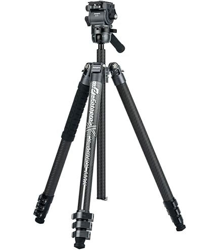 Amazon | Fotopro X-Airfly ビデオ 64.5 インチ軽量トラベルカメラ三脚