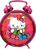 Hello Kitty Jumbo Twin Bell Pink Clock Age 8+ [並行輸入品]