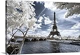 Philippe Hugonnardプレミアムシックラップキャンバス壁アート印刷題名エッフェル塔 48" x 32" 2345102_24_48x32_none