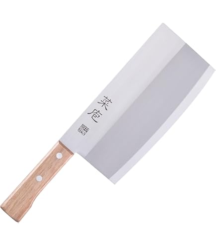 Amazon.co.jp: 杉本 最高級中華庖丁 7号 OMS4107 ハガネ(高炭素鋼) 割