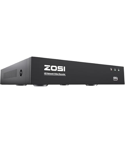 Amazon.co.jp: ZOSI 防犯レコーダー 1080p 防犯レコーダー 16ch hdd4tb