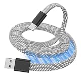 Magtame USB Type-Cケーブル 急速充電 マグネット式収納 フラット QC3.0対応 スパイラル 絡まり防止 AtoC シルバー1.5M