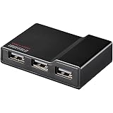 バッファロー BUFFALO PC/TV対応 4ポートセルフパワーハブ ブラック BSH4A11BK