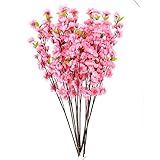 Soledi 花飾り 桃花 造花 インテリア 装飾 手作り 花束 10本セット