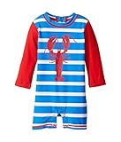 [ハットレイ] Hatley Kids ボーイズ Lobsters Rashguard (Infant) ワンピース Blue 3-6 Months [並行輸入品]