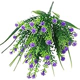 Fenteer ファッション　造花　花瓶挿し　装飾花　家　結婚式　装飾　活力　与え　全6色 - 紫