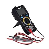 GZCRDZ ADM08D 多機能測定器 テスター メーター 温度計 電流計 電圧計 コンデンサー インピーダンス など 非接触電圧測定 デジタル液晶表示 (黒)