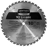 Century Drill and Tool 9934 TCT Carbide Combination Circular Saw Blade, 10-Inch [並行輸入品]