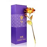 vingtank 24 K Gold Dipped Realローズのギフトボックス、ベストRomantic Lovingギフトの妻、ガールフレンド、誕生日、母の日、結婚記念日、バレンタインデー ゴール