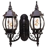 Acclaim 5158BK/SD Chateau Collection 2-Light Wall Mount Outdoor Light Fixture, Matte Black [並行輸入品]