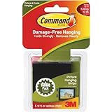 コマンド媒体画像ぶら下げストリップ 6 セット/Pkg-ブラック