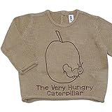2016年 秋冬 はらぺこあおむし リンゴ刺しゅう アクリルセーター THE WORLD OF ERIC CARLE ベージュ◇95cm
