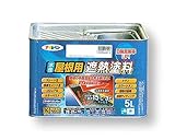 屋根用遮熱水性塗料　５Ｌ　日本瓦銀　アサヒペン