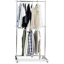 Amazon｜アイリスプラザ ハンガーラック 2段 耐荷重156kg