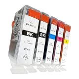 Canon キャノン BCI-7e(BK/C/M/Y) ＋ BCI-9(PGBK/顔料ブラック) 【5色マルチパック】 最新 互換 インクカートリッジ 《ICチップ搭載・残量表示対応》 7e 9 BCI-7E+9/5MP 純正と併用可能 (対応機種: PIXUS MP970 / MP960 / MP950 / MP830 / MP810 / MP800 / MP610 / MP600 / MP500 / MX850 / iP7500 / iP5200R / iP4500 / iP4300 / iP4200 )【STAR JET製】